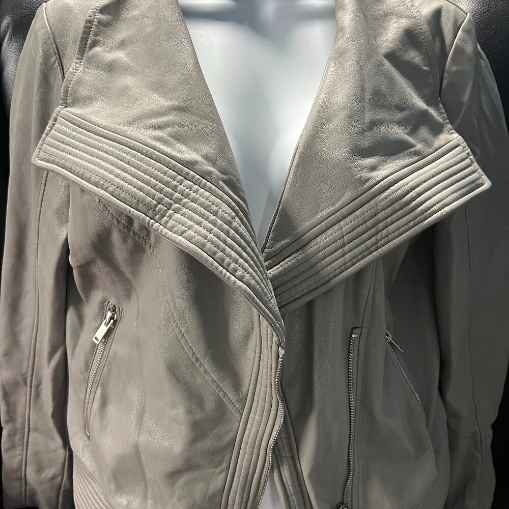 Guess Grey Moto Jacket - Medium